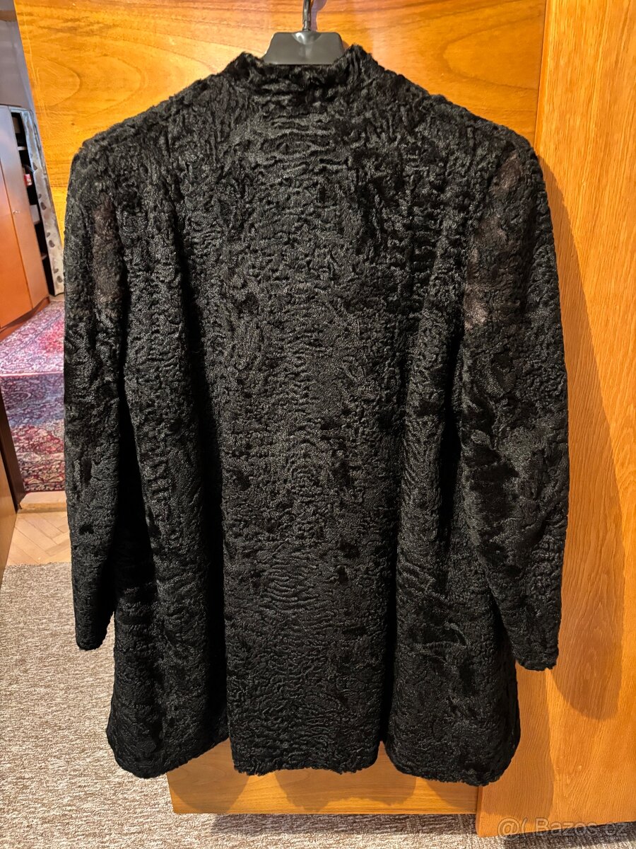 Vintage kožich z ovčí kožesiny - 7