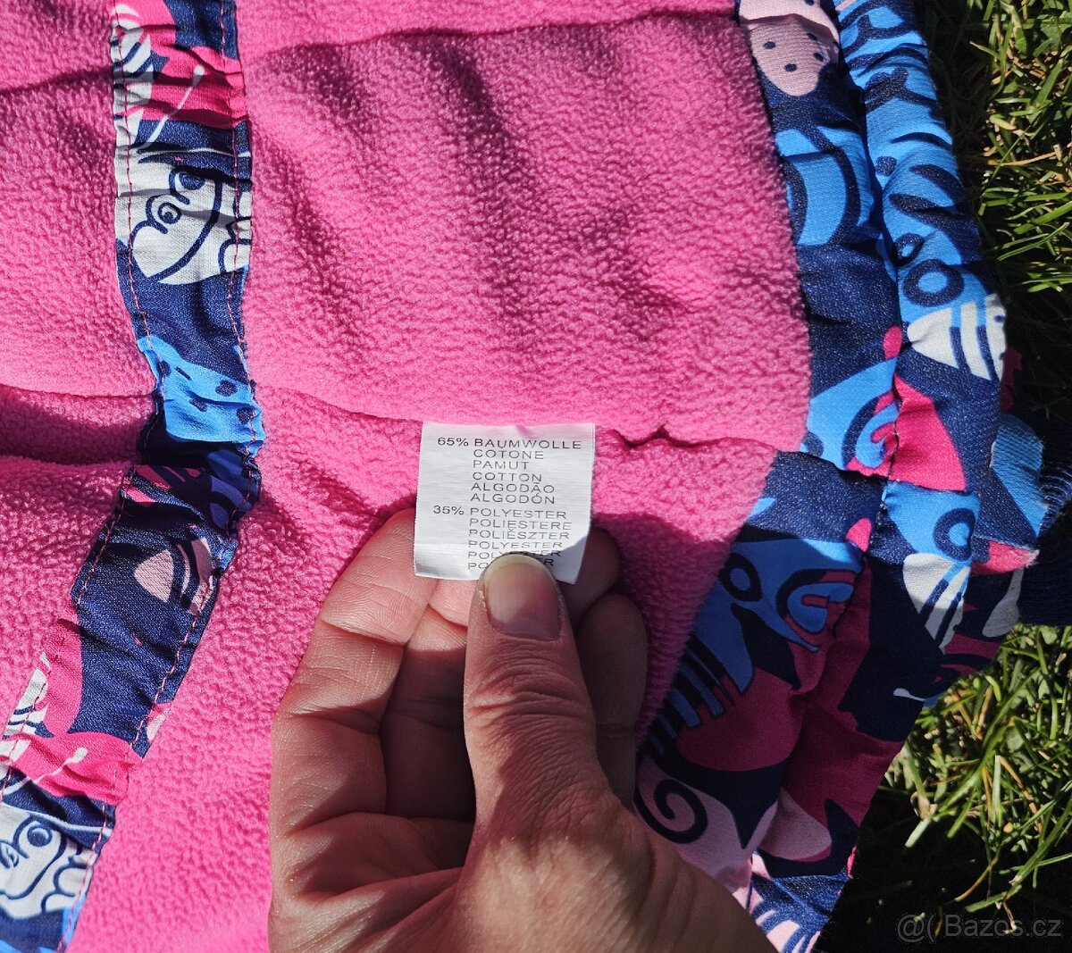 Dětská souprava na lyže, zimní souprava vel.80, top stav - 7