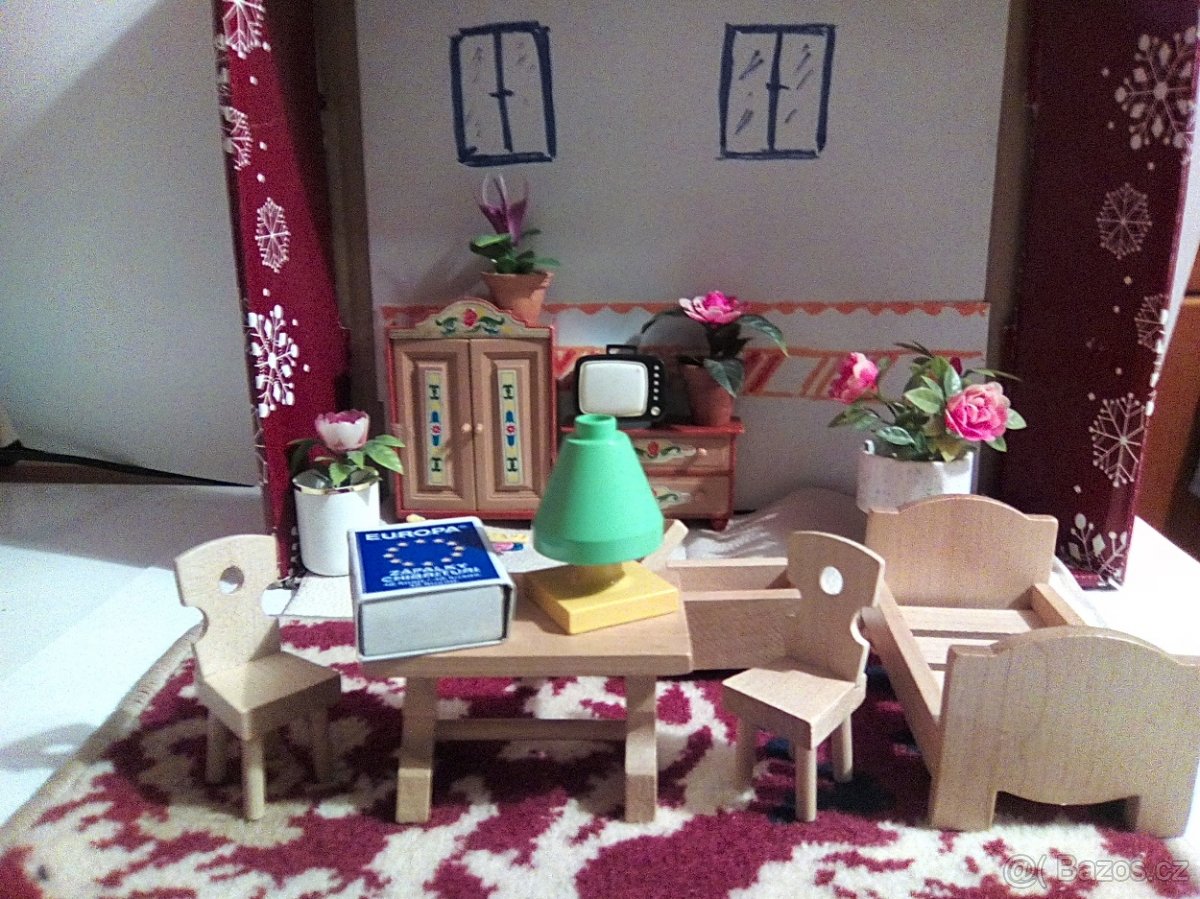 Nábytek pro panenky Obývák, Ložnice - 7
