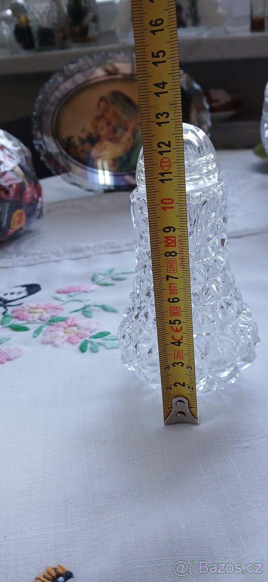 Křišťálová solnička a cukřenka - 7