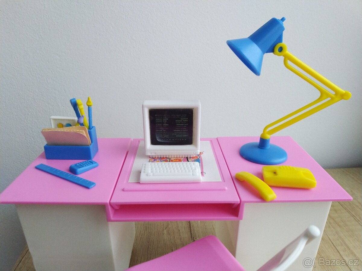 HASBRO retro kancelářská sestava, perfektní stav - 7