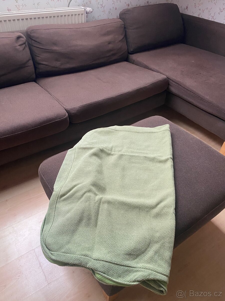 Rohová sedačka pohovka Karlstad Ikea - 7