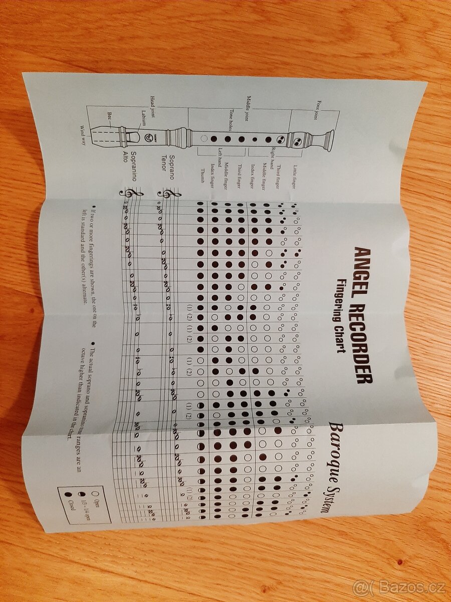 Flétna Angel recorder Alto AARB-101A - 7