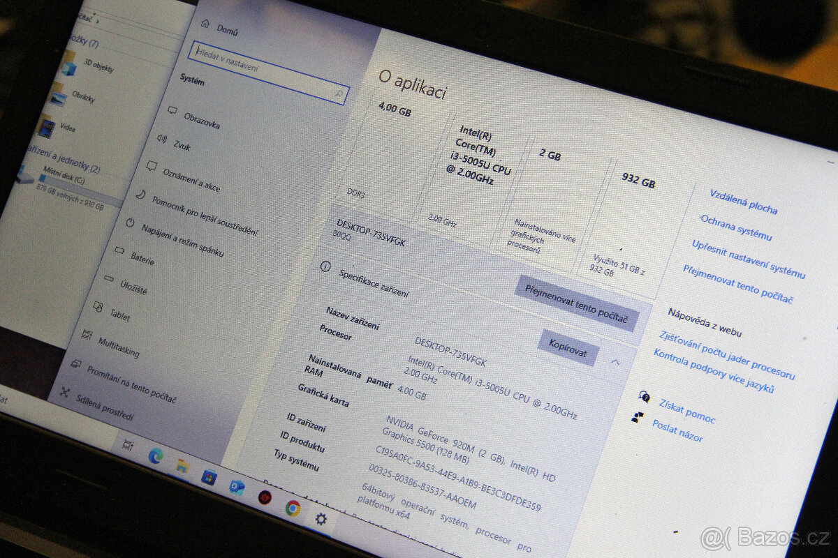 Notebook Lenovo IdeaPad 100-15IBD / 4GB / 1 TB / W10 - 7