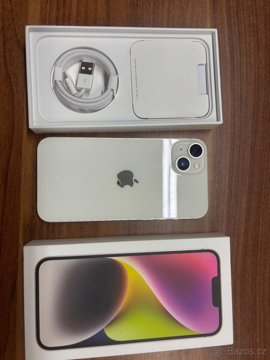 IPhone 14 Plus, white, 128gb, baterie 100% - 7