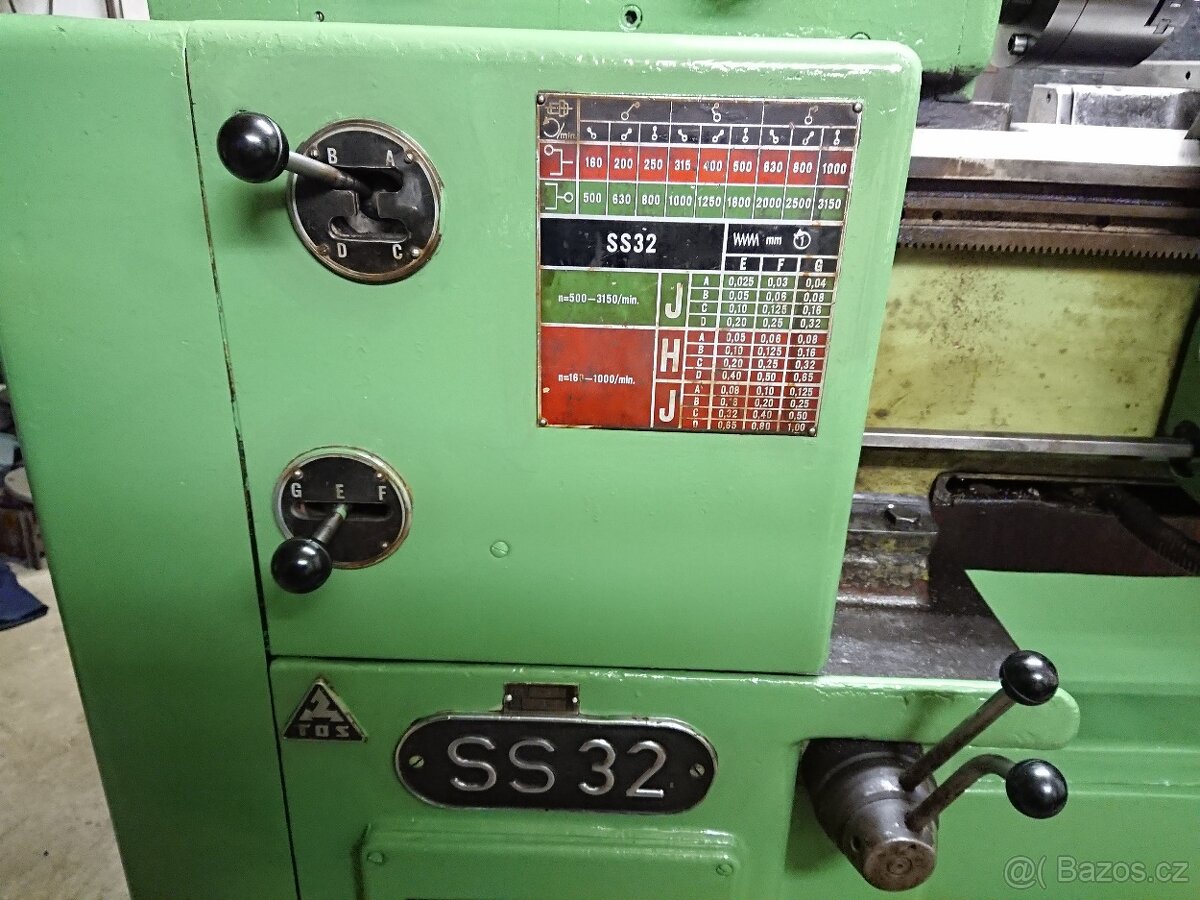 Soustruh TOS SS 32 - 7