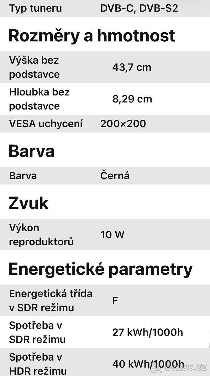 Prodej LG 81 cm úhlopříčka - 7