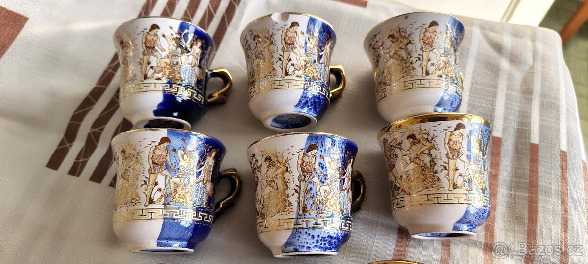 Řecký porcelán souprava - 7