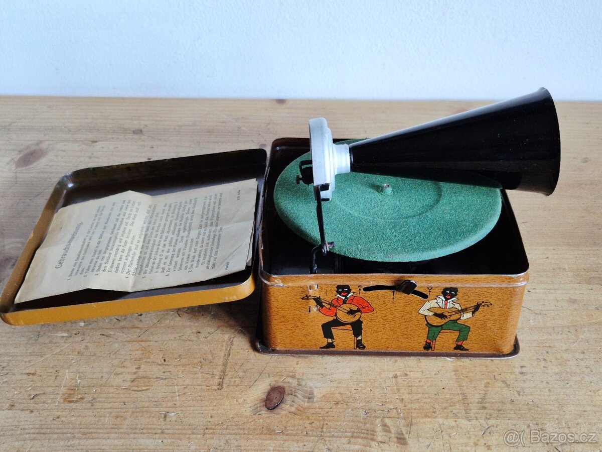 Starožitný gramofon Bing Pingmyphone, 1920-1932, Německo - 7