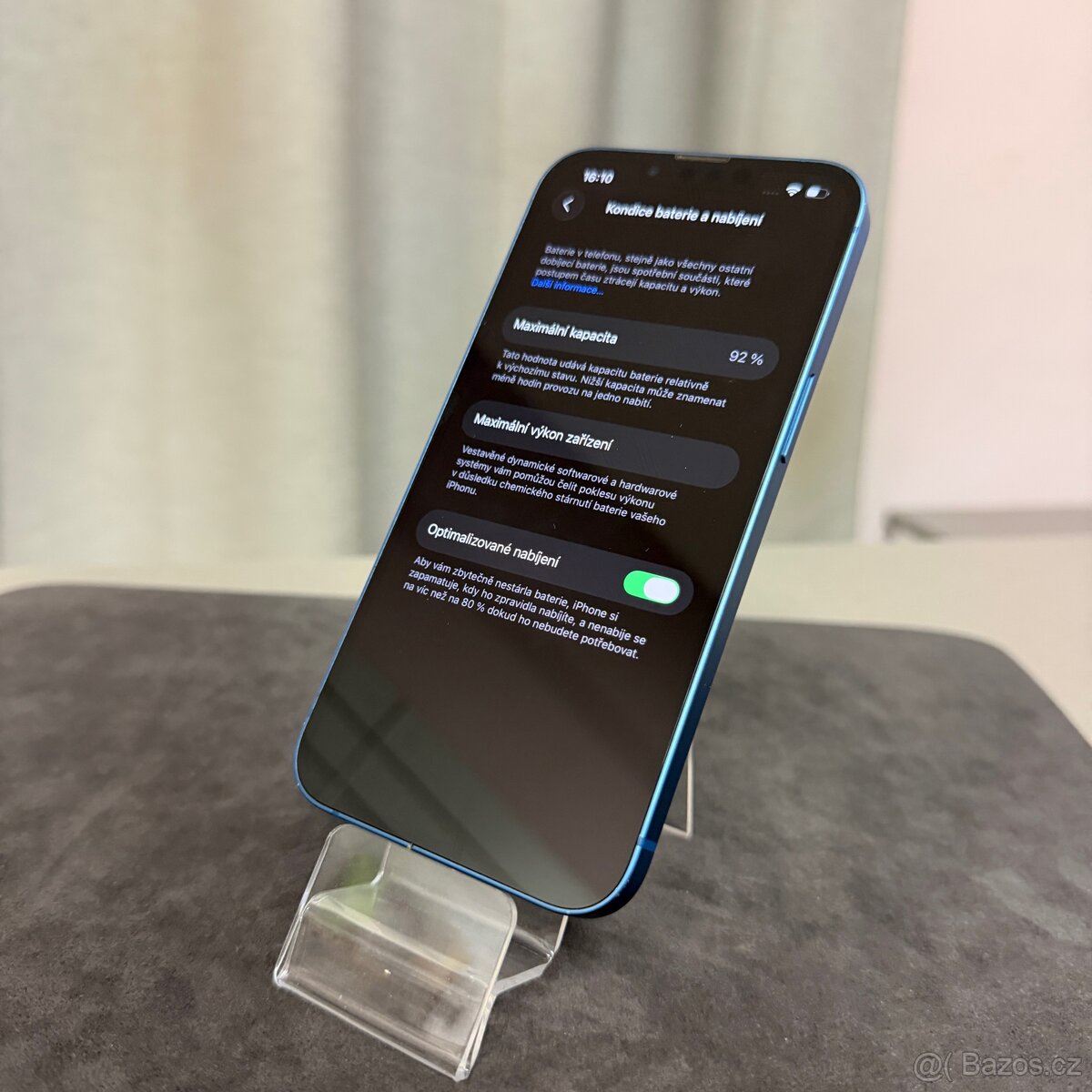 iPhone 13 128GB modrý, pěkný stav, 12 měsíců záruka - 7