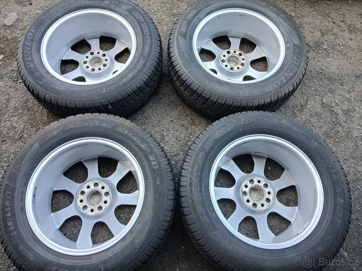 Prodám sadu Orig ALU kol Audi 235/65R17 zimní - 7