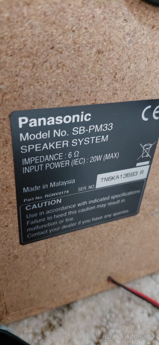 Panasonic mini system plnê funkční vč̣etnê nahrávání - 7