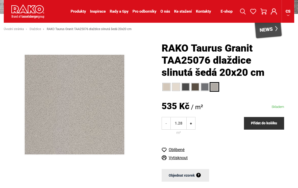 Zátěžová dlažba RAKO Taurus Granit (cca 30 m²) – Šedá - 7