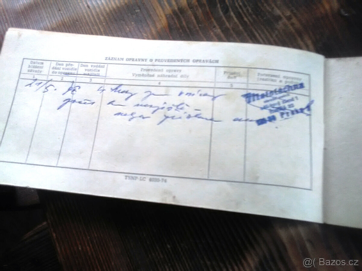 Nové zástěrky VAZ a servisní knížka - 7