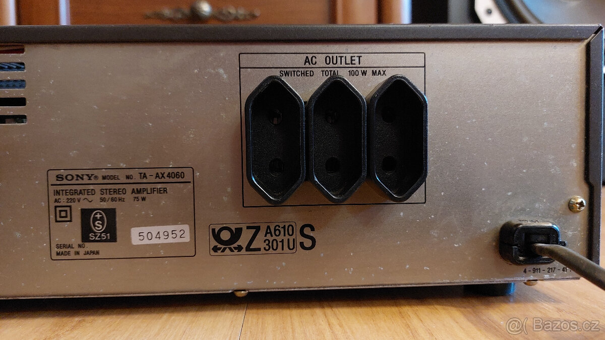 Zesilovač Sony TA-AX4060 - 7