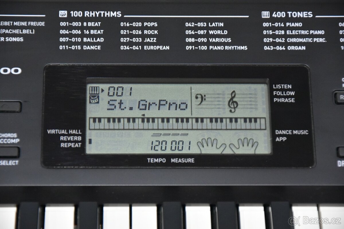 Casio CTK-3500 Elektronické Klávesy - 7