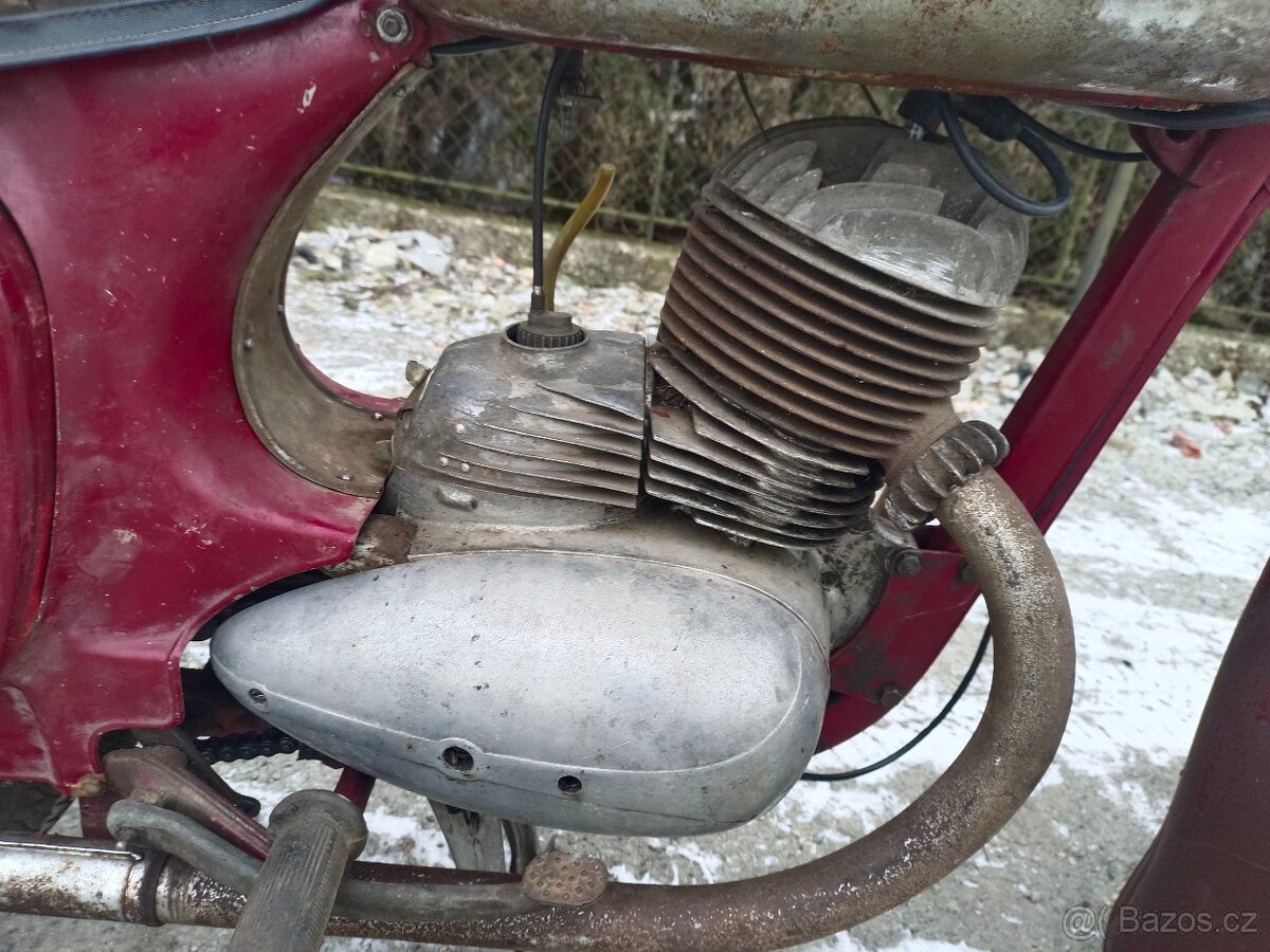 Jawa 250 půlbuben 1955 bez TP - 7