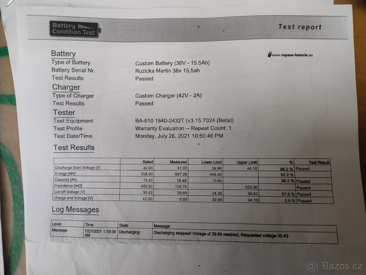 Baterie pro kolo Dolphin, Spirit, Crussis, City Line - 7