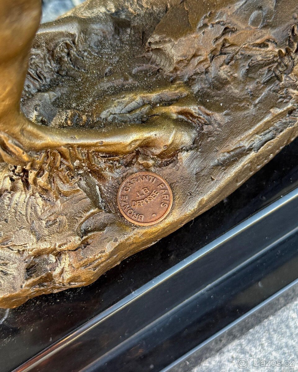 Bronzová socha Napoleon na koni vojenský vůdce luxusní dárek - 7