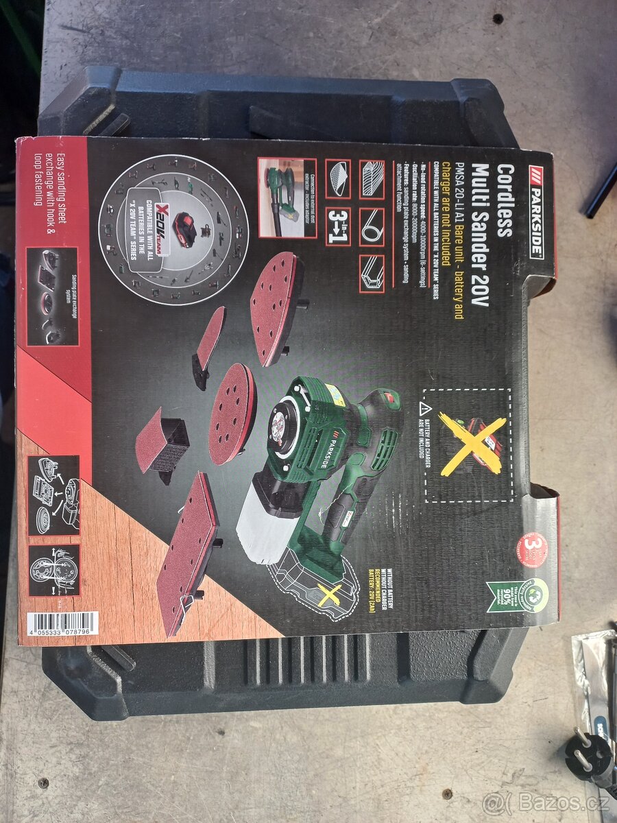 Prodám tyto brusky od PARKSIDE. 1) Bruska na suché a mokré - 7