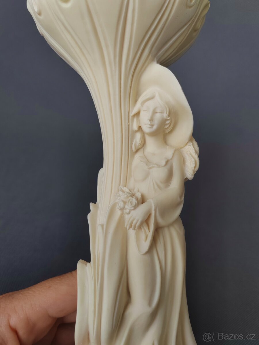 Krásná socha dámy od výrobce Faro (Alfonso Lucchesi) - 7