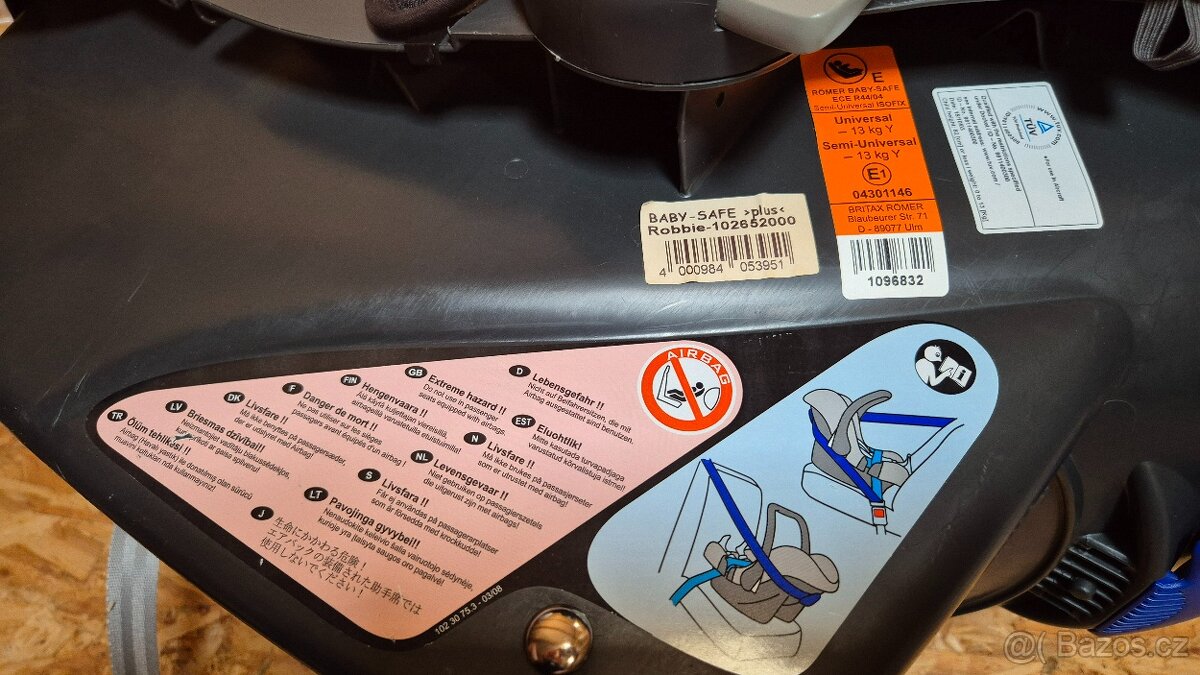 Britax RŐMER, Romer, do 13 kg, Vajíčko, TOP, jako nová - 7