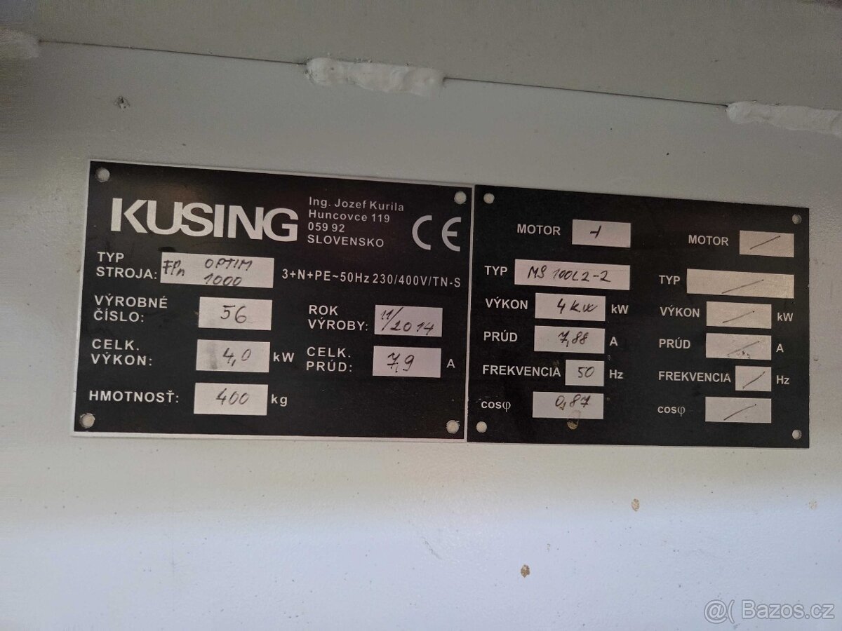 Kotoučová zkracovací pila bez predrezu KUSING FPn MINI 1000 - 7