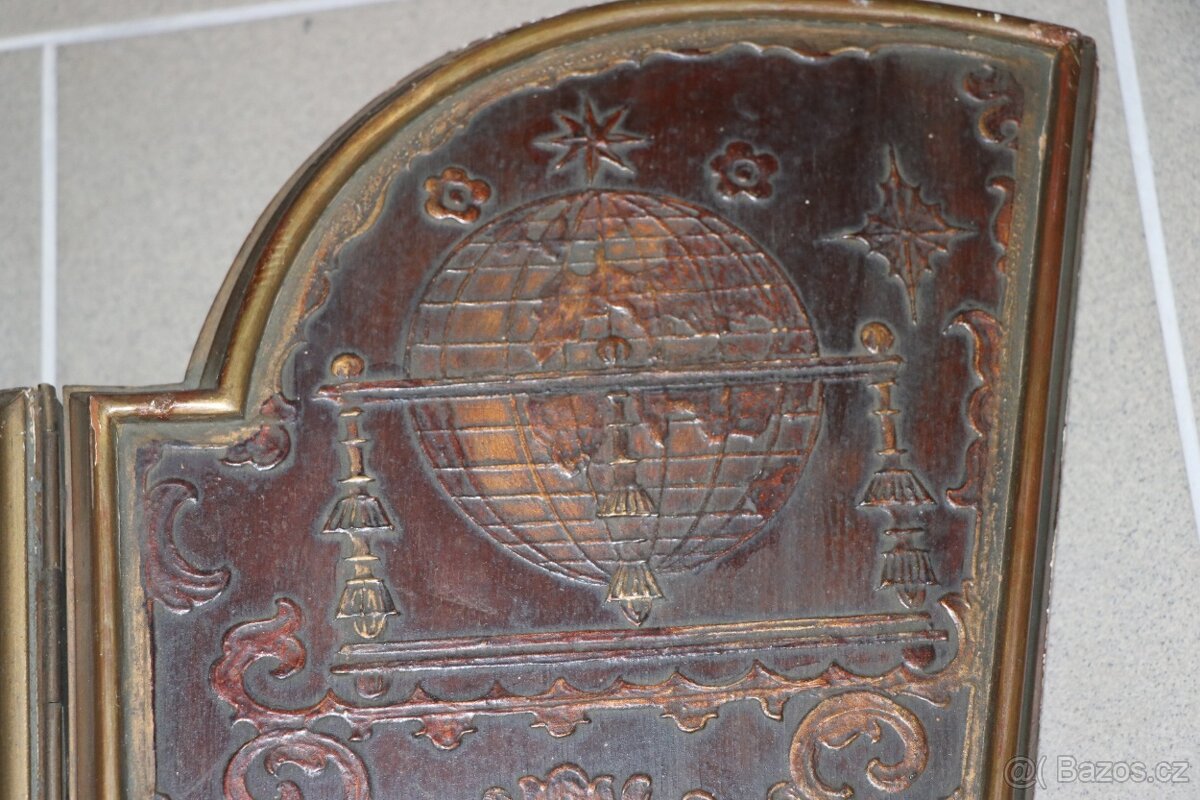 Domácí oltář rok 1922 citát Goethe (525o) - 7