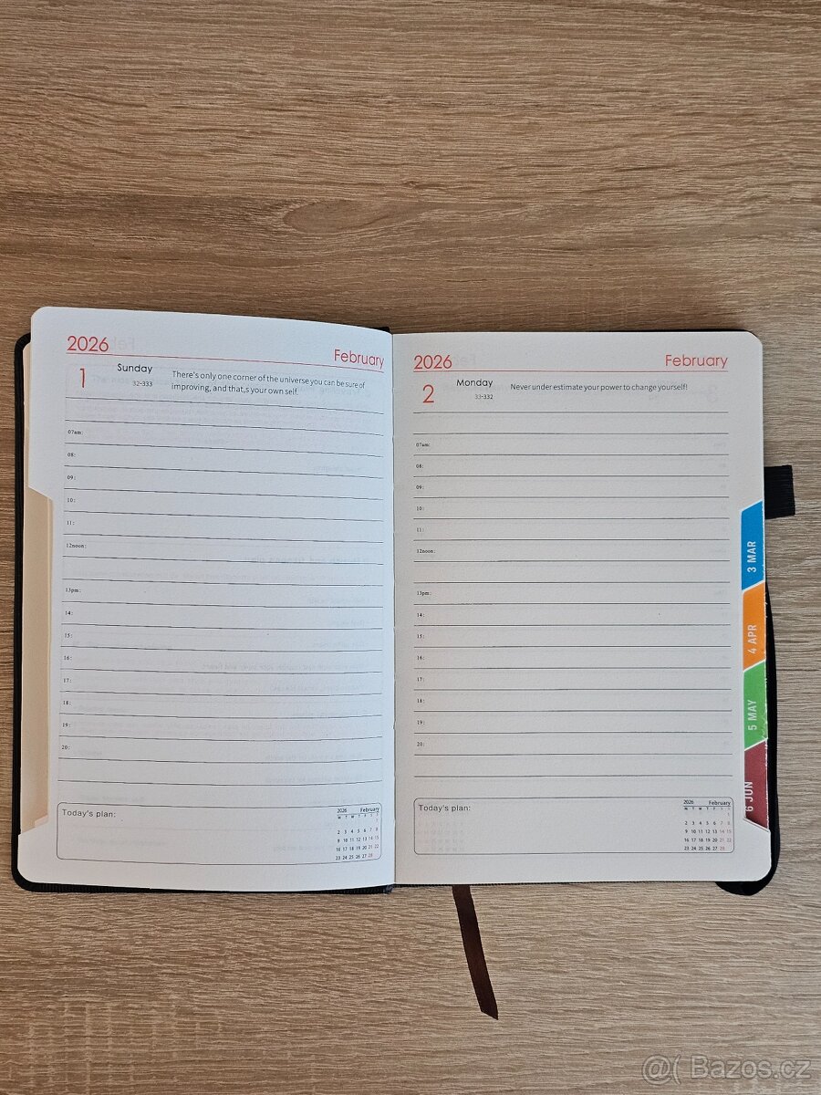 Nový Diář 2026 Notebook Luxusní - 7