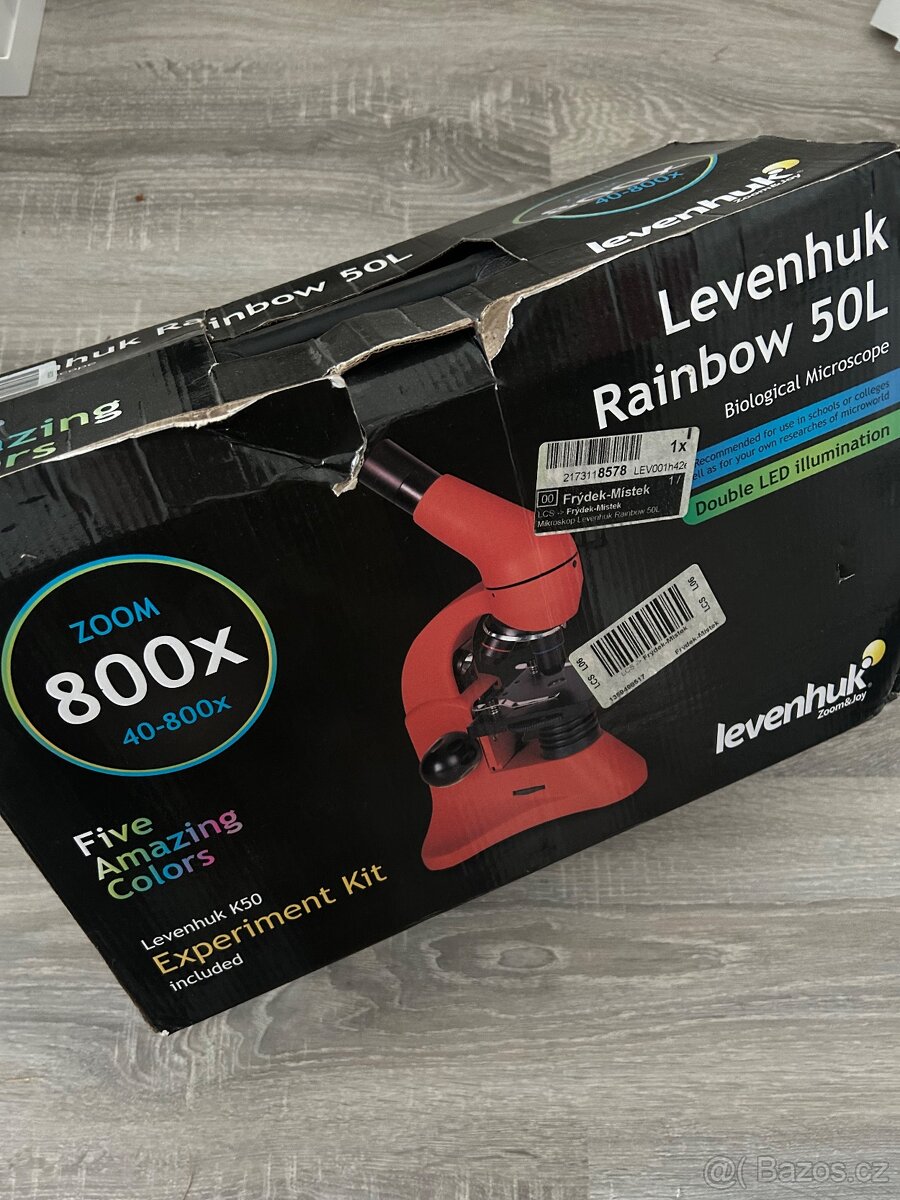 Mikroskop Levenhuk Rainbow 50L bílý - 7