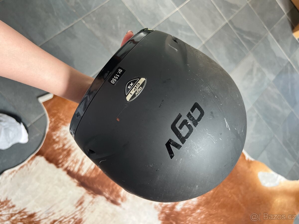 AGV Full-Face Helmet (Matte Black) - 7