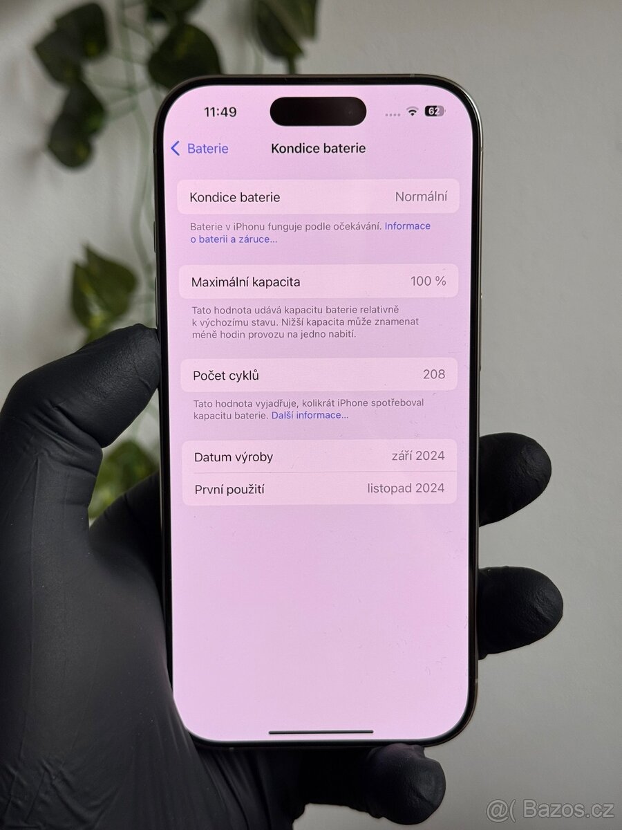 iPhone 16 Pro 256GB - 99% baterie - 7