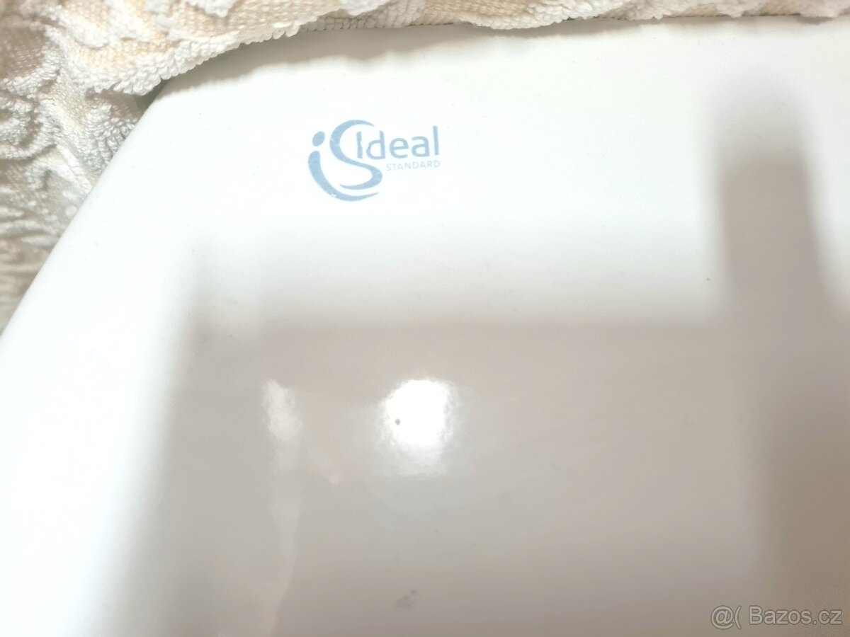 Designové umyvadlo s baterií -BEZ POŠKOZENÍ, odpad uprostřed - 7