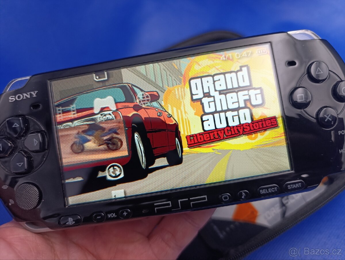 Sony PSP PlayStation Portable 3004 + Hry - 7