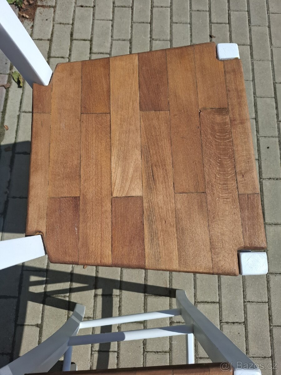 2x Starší barové židle - 7