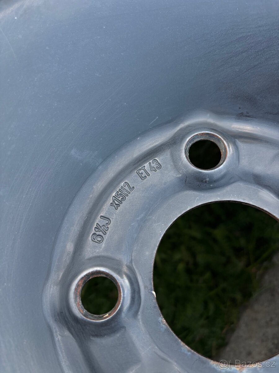 Plechové kolo 195/65 R15 - 7