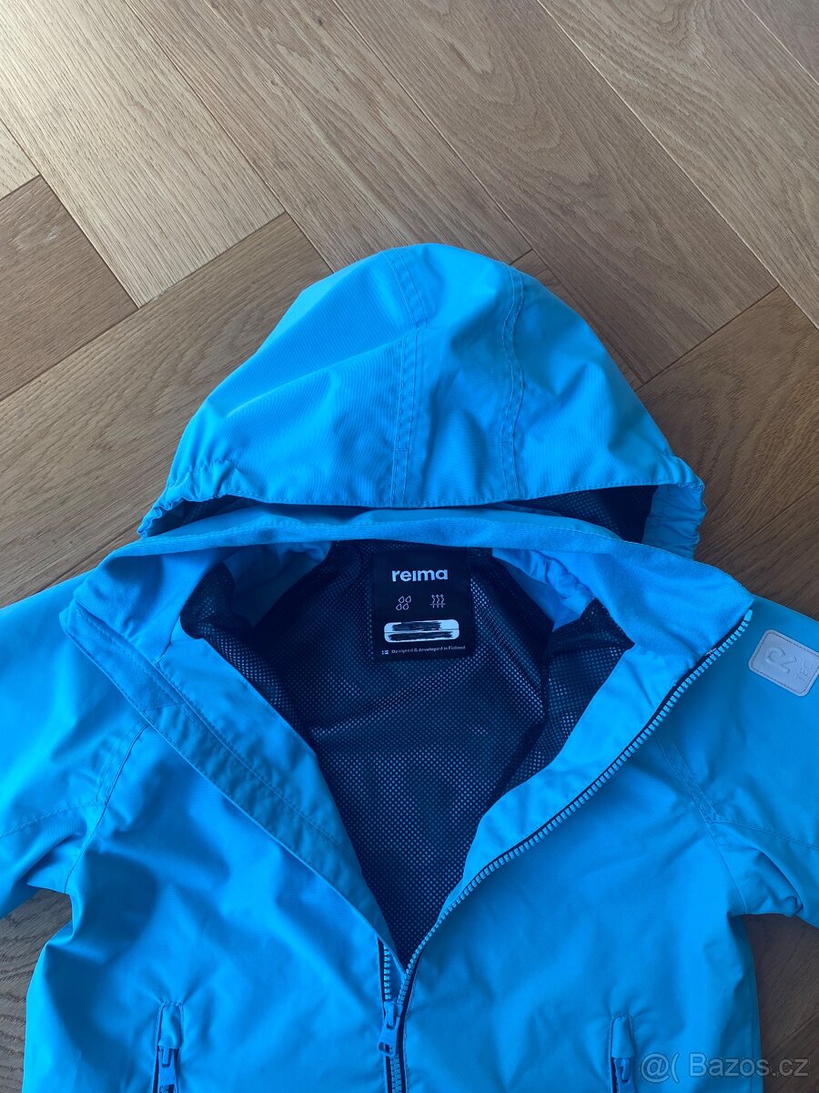 Dětská bunda s membránou Reima Soutu - Frozen Blue 140 - 7