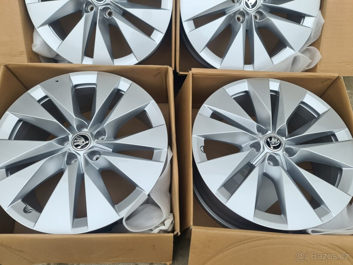 Prodám nové ALU disky-ŠKODA - 7