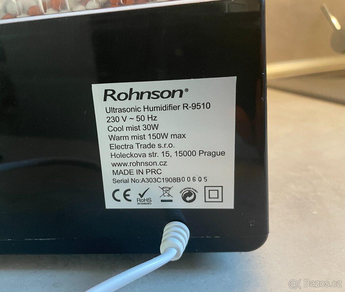Zvlhčovač vzduchu Rohnson R-9510 Cool & Warm - 7