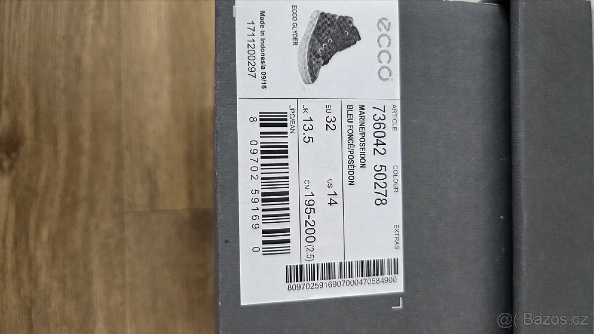 Ecco dětské kožené boty vel 32 - 7