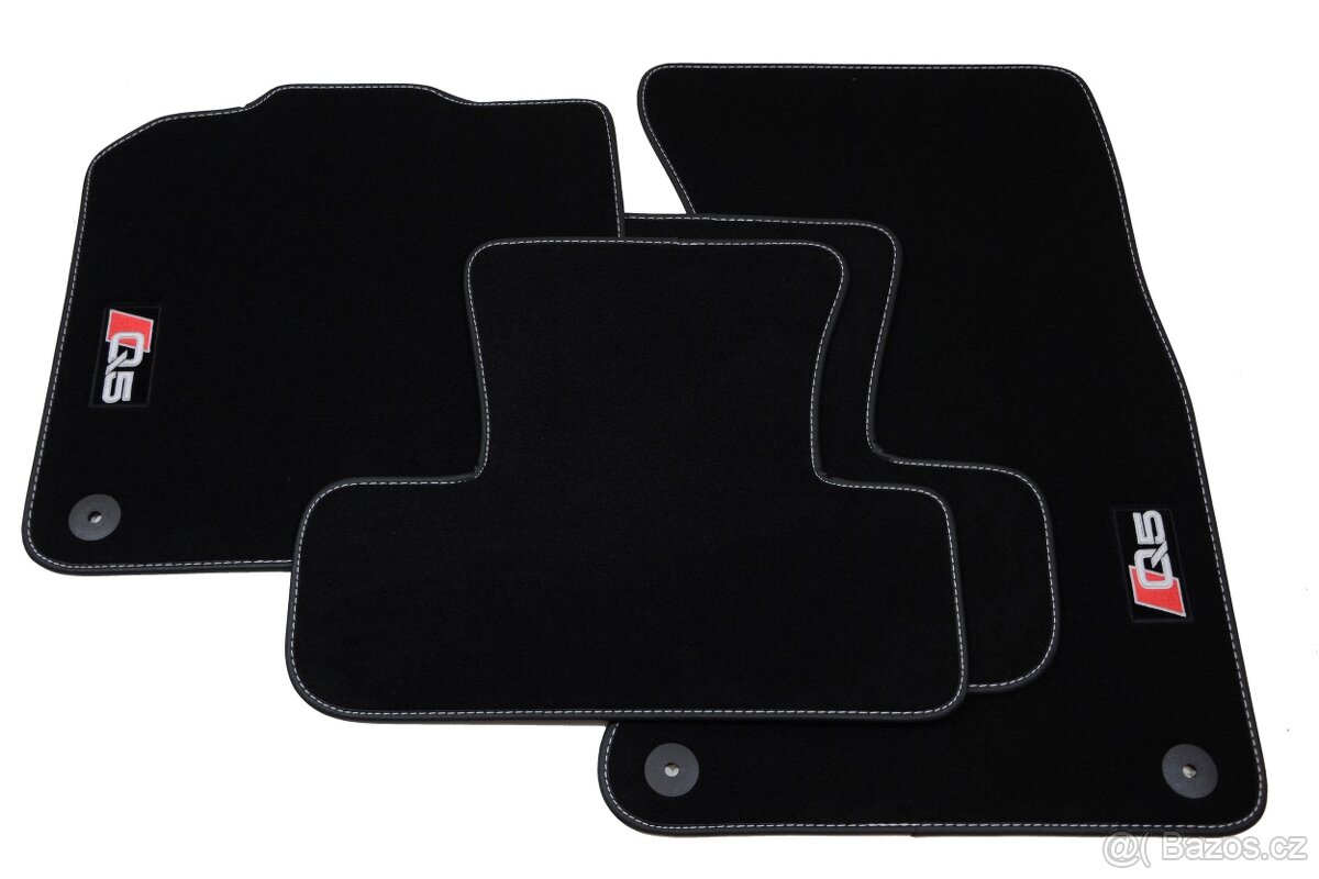 Luxusní celoroční Autokoberečky AUDI s podkladem hrubé gumy - 7