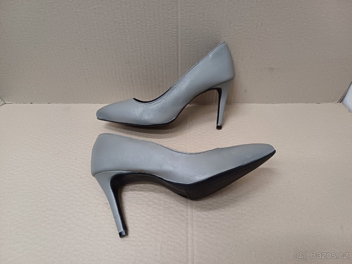 Šedé lodičky vel.40 - 7