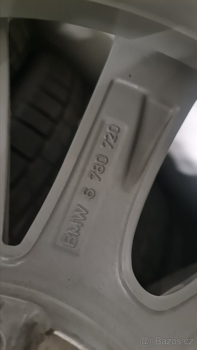 BMW řada 5 a 6 zimní sada alu kol original - 7