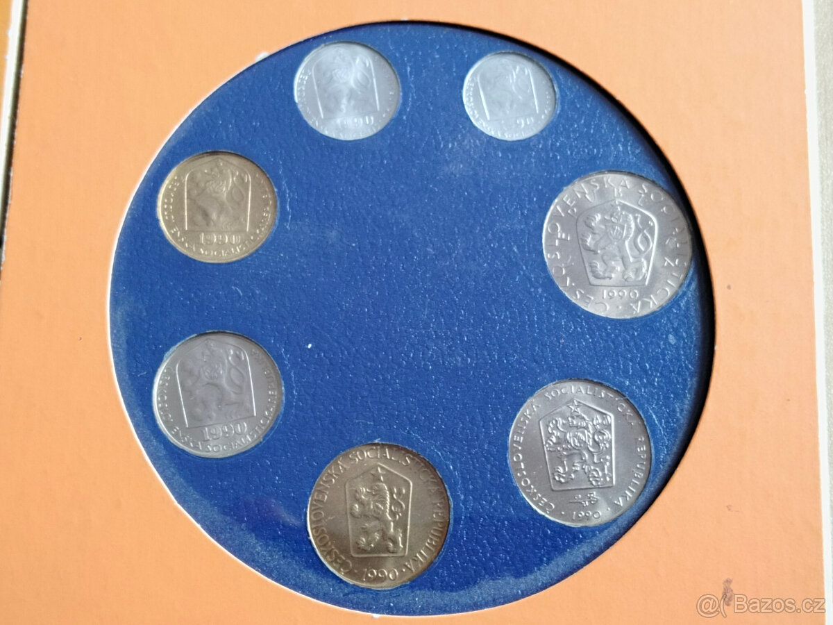 Sada oběžných mincí 1986 - 1990 - 7