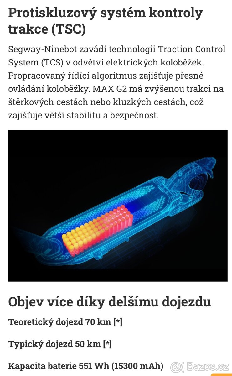 Koloběžka celoodpružená Sageay Max G2 - 7