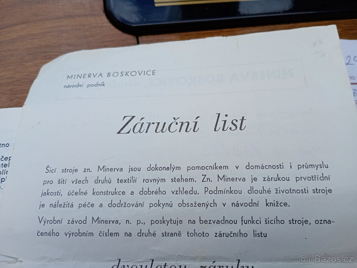 Šicí stroj Minerva - 7