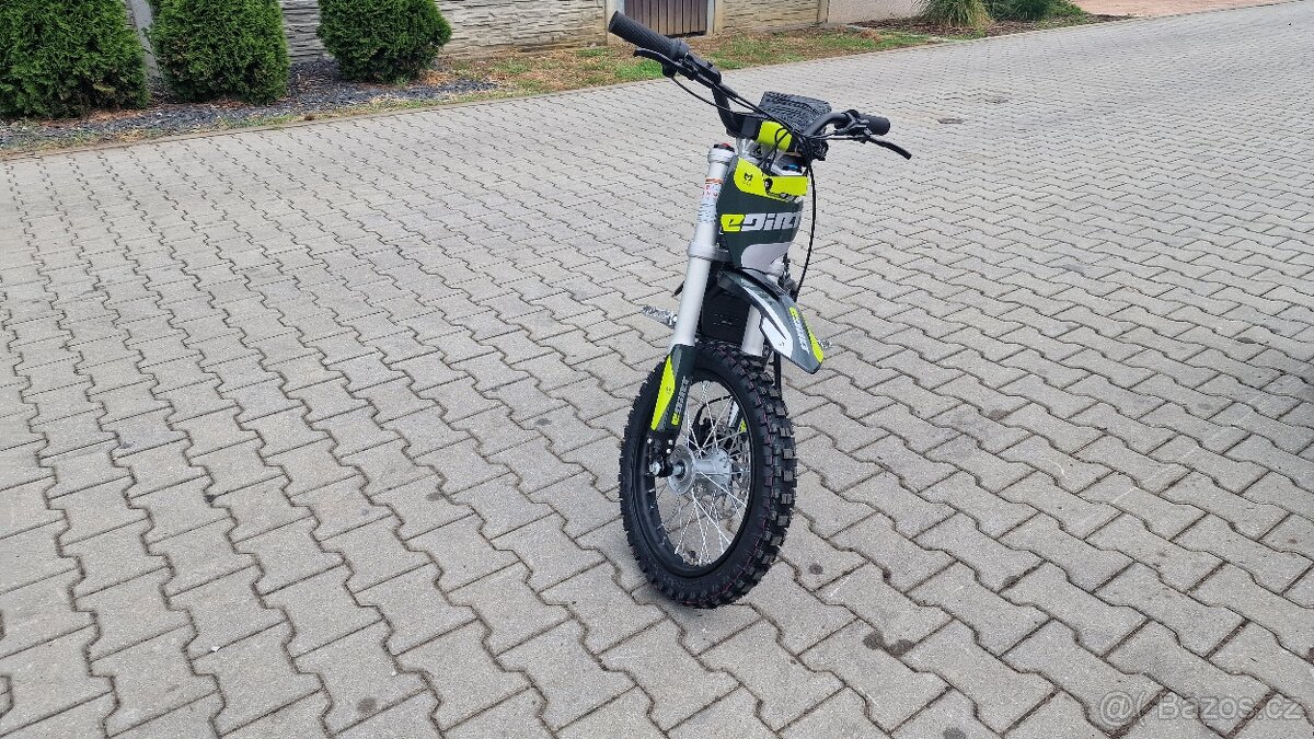Dětská elektrická motorka MRM eDIRT 2000W 60V kola 14/12 Bat - 7