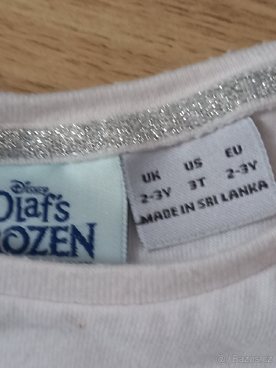 5x divci triko dlouhy rukav 98 + 3x zdarma - 7