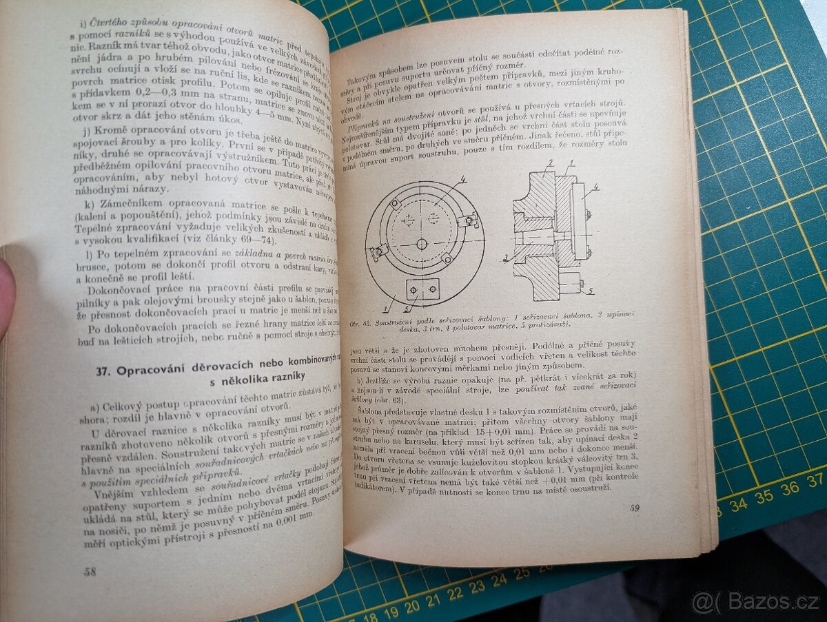 Výroba a oprava raznic a přípravků, 1952 - 7