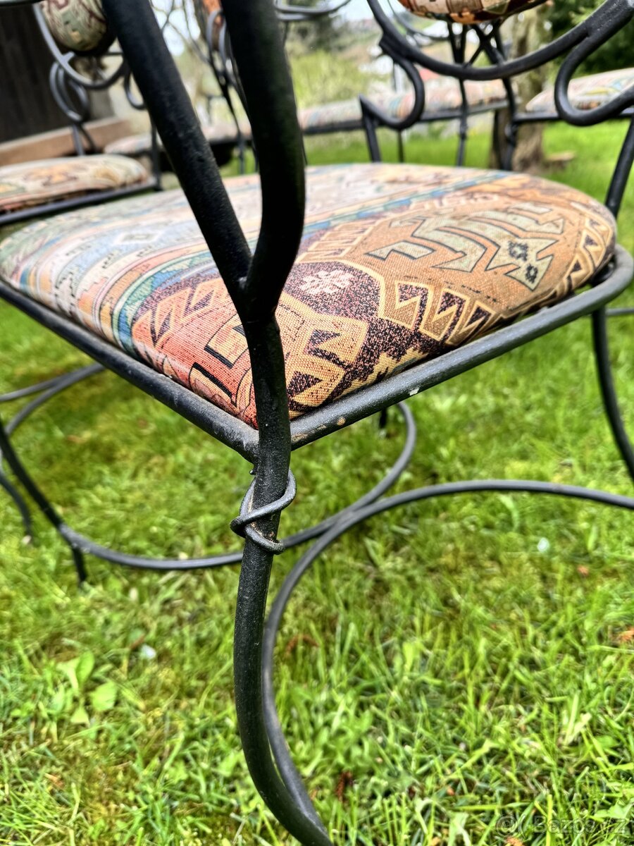 Luxusní kovové židle - 7